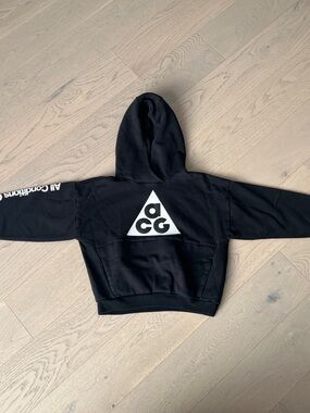 Nike Black Hoodie with White ACG Triangle